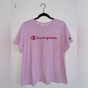 pink Champion tee